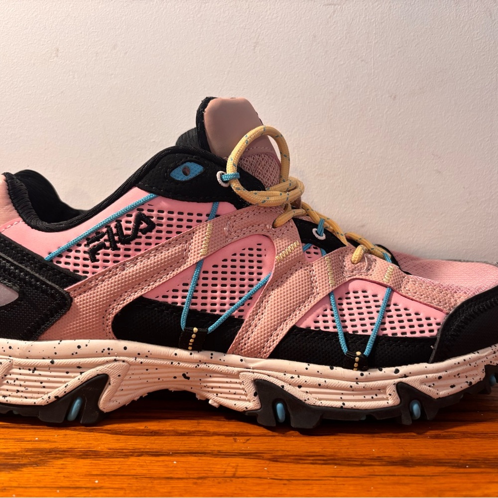 Fila Pink and Black Athletic Shoes